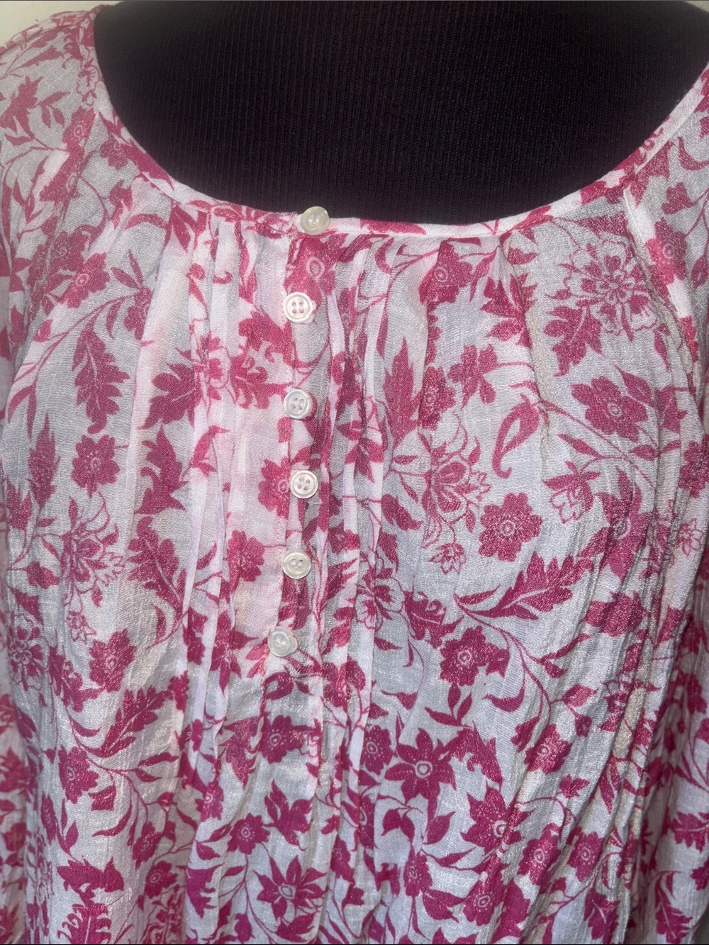 CJ Banks Lightweight Pullover Floral Top size 2X - Picture 3 of 8
